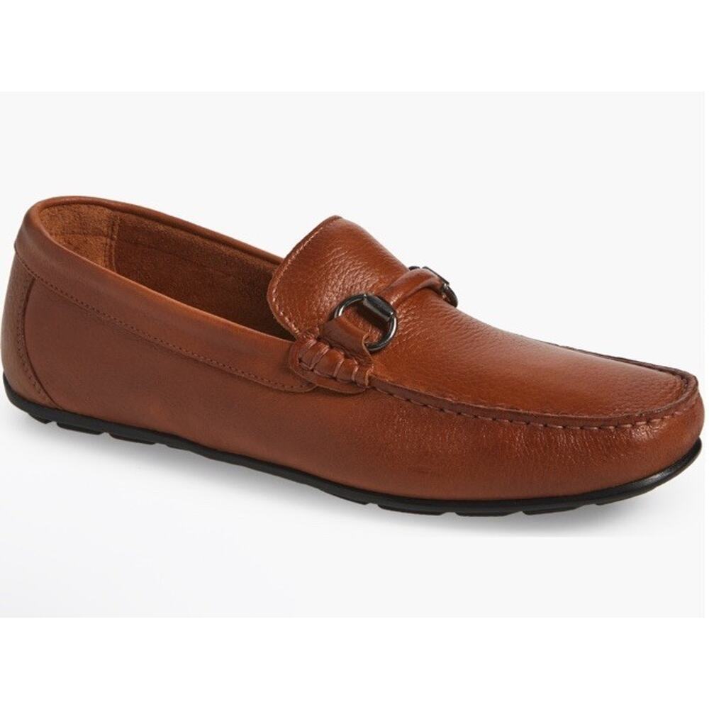 NORDSTROM RACK Leland Bit Driving Loafer Brown Men's 9.5 M NWT